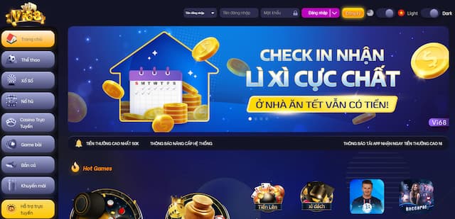 Vi68 - Cổng game cá cược bóng đá trực tuyến số 1 châu Á